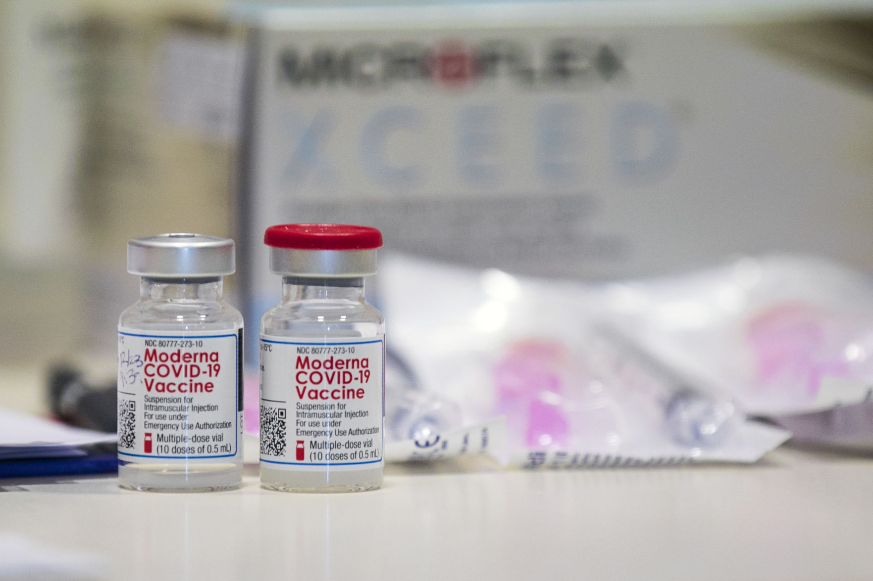 Vaccines administered on Crow reservation